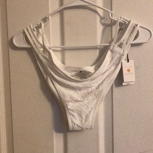 White bikini bottom.  New with tags Shade & shore